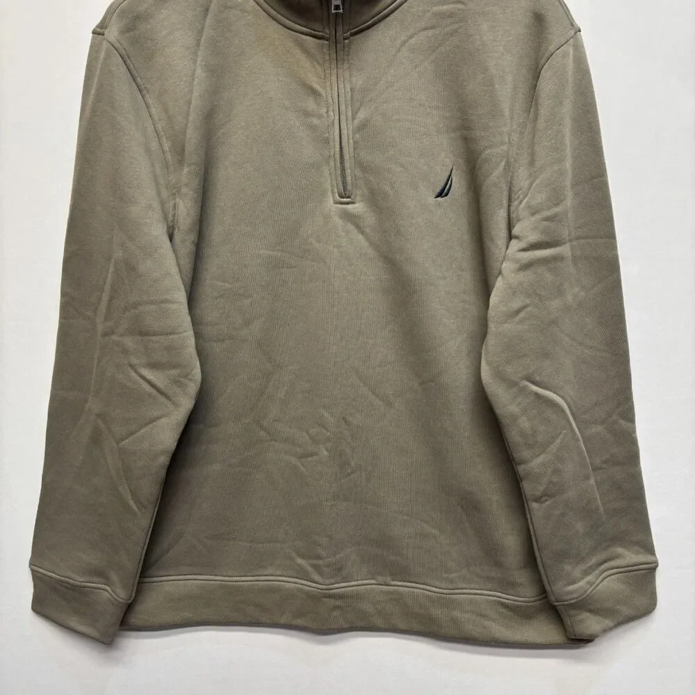 NWT Nautica Men 1/4 Zip Pullover Sweater Sweatshirt Size XXL 2XL D085 -16